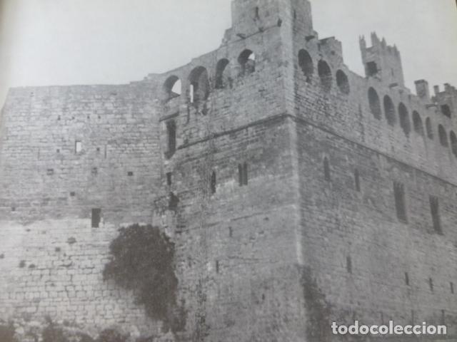 Colecionismo: VALDERROBRES TERUEL CASTILLO ANTIGUA LAMINA HUECOGRABADO A&Ntilde;OS 40