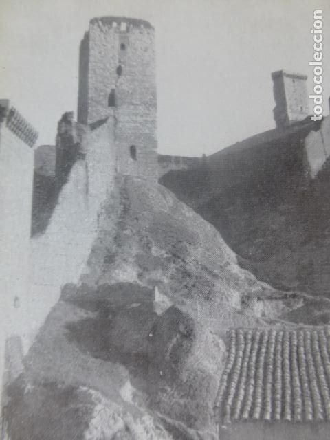 Collecting paper: DAROCA ZARAGOZA CASTILLO ANTIGUA LAMINA HUECOGRABADO A&Ntilde;OS 40