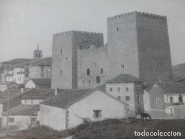 Coleccionismo: MEDINA DE POMAR BURGOS CASTILLO ANTIGUA LAMINA HUECOGRABADO A&Ntilde;OS 40