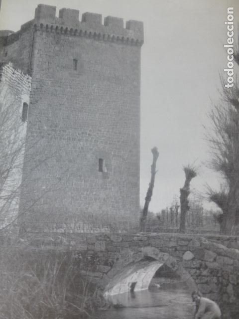 Colecionismo: SOTOPALACIOS BURGOS CASTILLO ANTIGUA LAMINA HUECOGRABADO A&Ntilde;OS 40