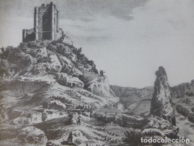 Coleccionismo: ANGUIX GUADALAJARA CASTILLO ANTIGUA LAMINA HUECOGRABADO A&Ntilde;OS 40