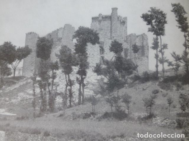 Colecionismo: TORIJA GUADALAJARA CASTILLO ANTIGUA LAMINA HUECOGRABADO A&Ntilde;OS 40