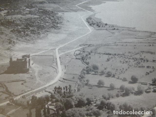 Coleccionismo: MANZANARES EL REAL MADRID CASTILLO ANTIGUA LAMINA HUECOGRABADO A&Ntilde;OS 40