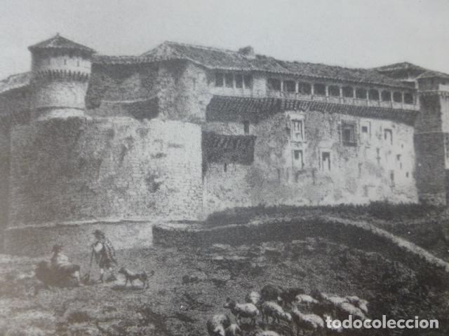 Collezionismo: CUELLAR SEGOVIA CASTILLO ANTIGUA LAMINA HUECOGRABADO A&Ntilde;OS 40