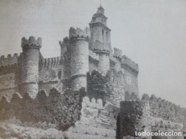 Collezionismo: TUREGANO SEGOVIA CASTILLO ANTIGUA LAMINA HUECOGRABADO A&Ntilde;OS 40