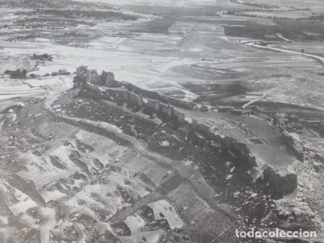 Colecionismo: SAN ESTEBAN DE GORMAZ SORIA CASTILLO ANTIGUA LAMINA HUECOGRABADO A&Ntilde;OS 40