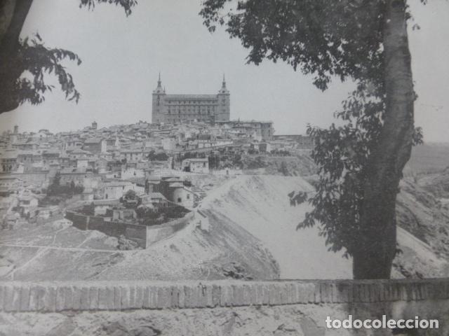 Collectionnisme: TOLEDO ALCAZAR ANTIGUA LAMINA HUECOGRABADO A&Ntilde;OS 40
