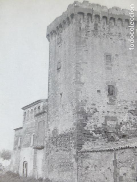 Colecionismo: CASTELLDEFELS BARCELONA CASTILLO ANTIGUA LAMINA HUECOGRABADO A&Ntilde;OS 40