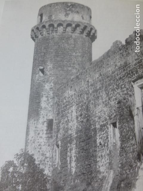 Coleccionismo: HOSTALRICH GERONA CASTILLO ANTIGUA LAMINA HUECOGRABADO A&Ntilde;OS 40