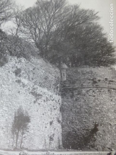 Collectionnisme: LA CORU&Ntilde;A MURALLAS ANTIGUA LAMINA HUECOGRABADO A&Ntilde;OS 40