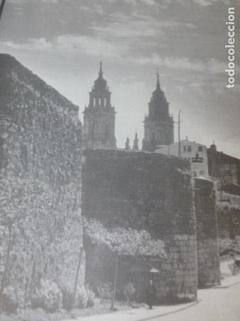 Coleccionismo: LUGO MURALLAS ANTIGUA LAMINA HUECOGRABADO A&Ntilde;OS 40U