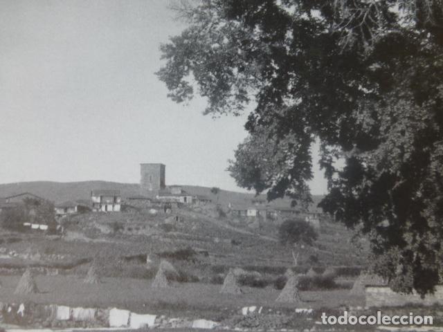 Coleccionismo: VILLANUEVA DE LOS INFANTES ORENSE CASTILLO ANTIGUA LAMINA HUECOGRABADO A&Ntilde;OS 40U