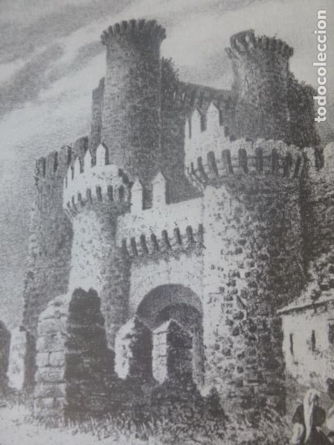 Colecionismo: PONFERRADA LEON CASTILLO ANTIGUA LAMINA HUECOGRABADO A&Ntilde;OS 40U