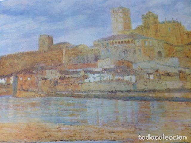 Collectionnisme: ZAMORA CASTILLO ANTIGUA LAMINA HUECOGRABADO A&Ntilde;OS 40U