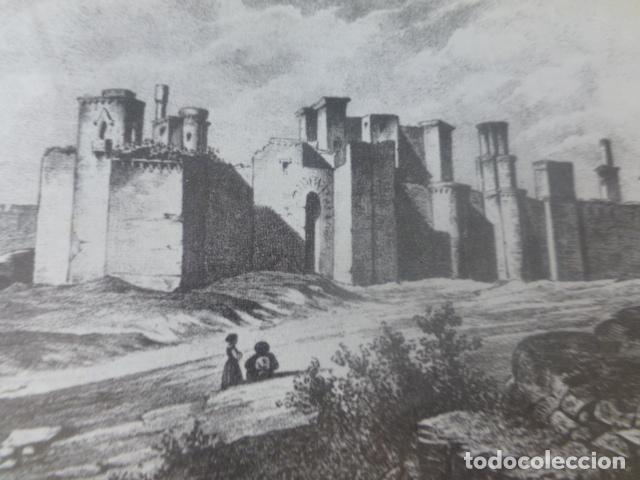 Colecionismo: OLITE NAVARRA CASTILLO ANTIGUA LAMINA HUECOGRABADO A&Ntilde;OS 40U