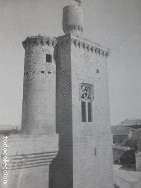 Coleccionismo: OLITE NAVARRA CASTILLO ANTIGUA LAMINA HUECOGRABADO A&Ntilde;OS 40U