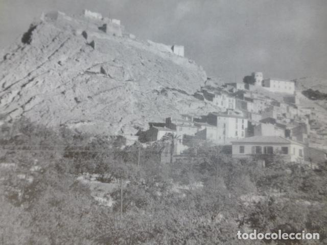 Collectionnisme: JIJONA ALICANTE CASTILLO ANTIGUA LAMINA HUECOGRABADO A&Ntilde;OS 40U