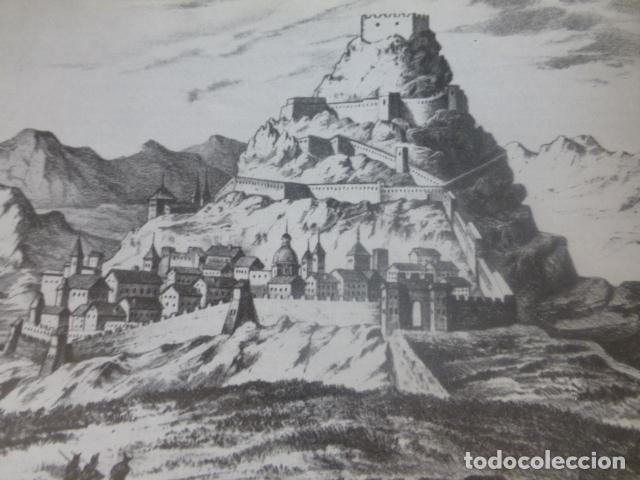 Coleccionismo: MORELLA CASTELLON CASTILLO ANTIGUA LAMINA HUECOGRABADO A&Ntilde;OS 40U
