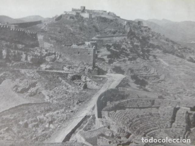 Coleccionismo: SAGUNTO VALENCIA CASTILLO ANTIGUA LAMINA HUECOGRABADO A&Ntilde;OS 40U