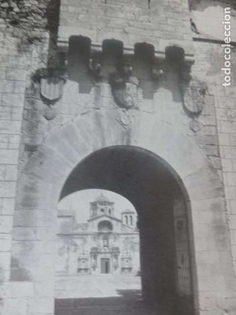 Coleccionismo: POBLET TARRAGONA ANTIGUA LAMINA HUECOGRABADO A&Ntilde;OS 40U