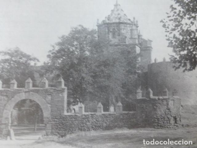Coleccionismo: VERUELA ZARAGOZA MONASTERIO ANTIGUA LAMINA HUECOGRABADO A&Ntilde;OS 40U
