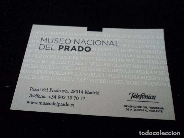 Coleccionismo: entrada museo nacional del prado de madrid