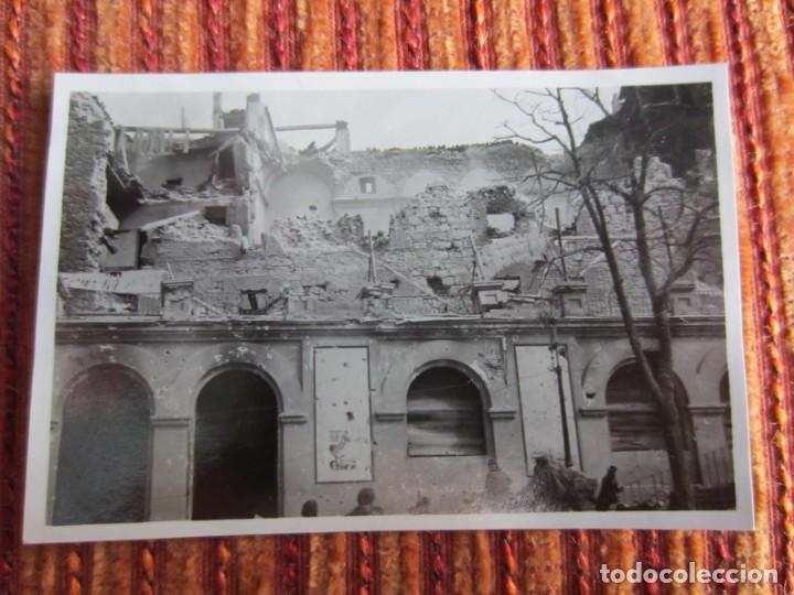 Coleccionismo: 1938-FOTOGRAFIA ORIGINAL DE LA LEGI&Oacute;N C&Oacute;NDOR.BATALLA DE TERUEL.HOTEL ARAG&Oacute;N DESTRUIDO.TERUEL