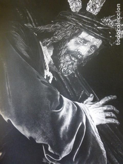 Coleccionismo: SEVILLA SEMANA SANTA JESUS DE LA PASION ANTIGUA LAMINA HUECOGRABADO 26 X 31 CMTS