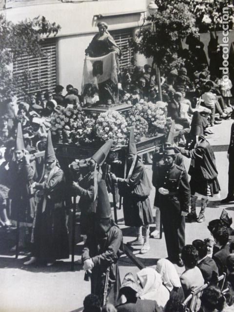 Coleccionismo: MURCIA SEMANA SANTA PASO DE LA VERONICA ANTIGUA LAMINA HUECOGRABADO 26 X 31 CMTS