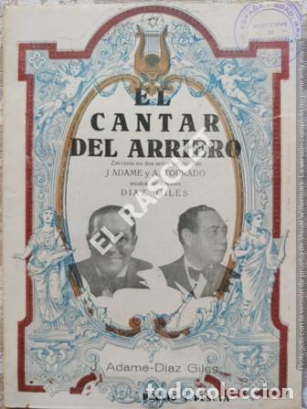 Coleccionismo: POGRAMA DE - EL CANTAR DEL ARRIERO - TEATRO VICTORIA DE BARCELONA - A&Ntilde;O 1930 -