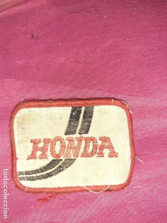 Coleccionismo: Antiguo parche de ropa de marca Honda mide unos 5 x 4 cent&iacute;metros
