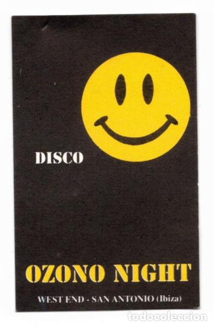 Sammelleidenschaft Papier: INVITACION OZONO NIGHT, SAN ANTONIO, IBIZA, 1989