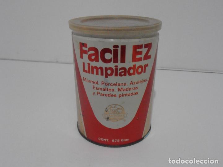 Coleccionismo: BOTE LIMPIADOR FACIL EZ, 875 GR, CONTIENE ALGO DE PRODUCTO, STANHOME S.A. A&Ntilde;OS 70