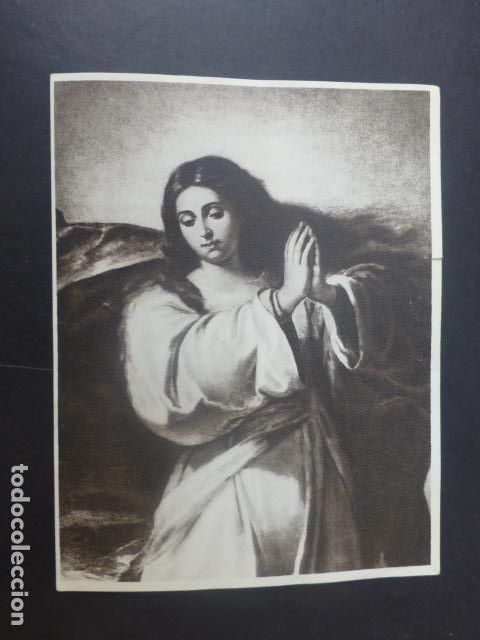 Collecting paper: PURISIMA DE MURILLO ANTIGUA LITOGRAFIA 12X 15,5 CMTS