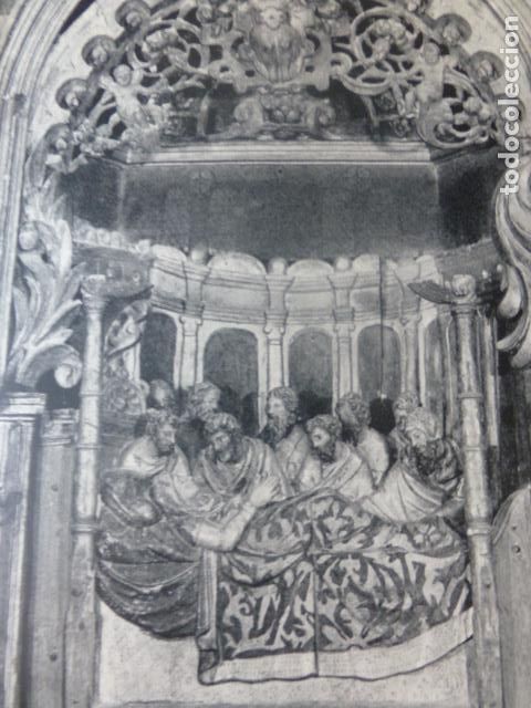 Sammelleidenschaft Papier: VITORIA ALAVA CATEDRAL RETABLO DE GAMIZ ANTIGUA LAMINA HUECOGRABADO