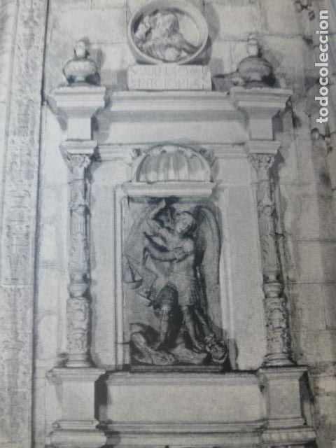 Collecting paper: VITORIA ALAVA PARROQUIA DE SAN VICENTE CAPILLA DE AGUIRRE ANTIGUA LAMINA HUECOGRABADO
