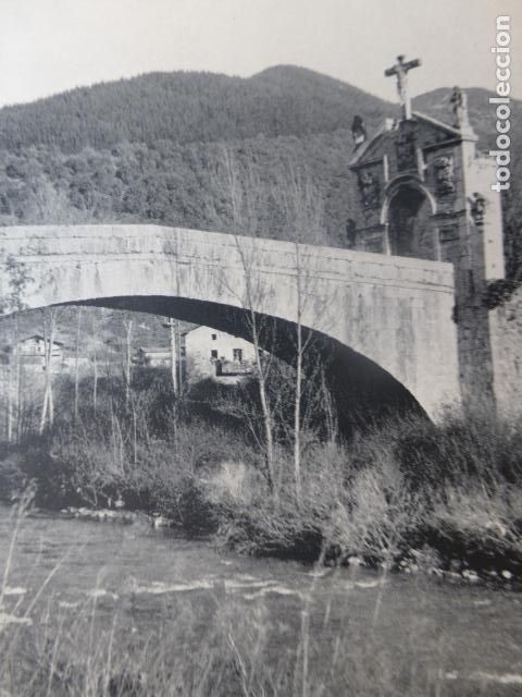 Coleccionismo: LLODIO ALAVA PUENTE DE ANUNCIBAY ANTIGUA LAMINA HUECOGRABADO