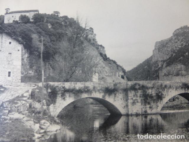 Sammelleidenschaft Papier: PORTILLO DE TECHA ALAVA PUENTE ANTIGUA LAMINA HUECOGRABADO