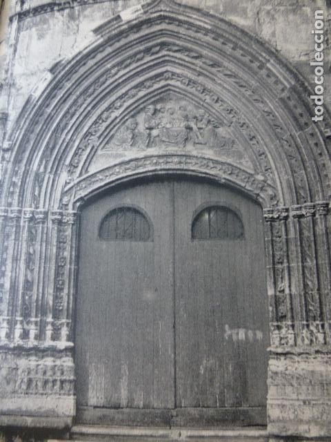 Colecionismo: SANTA CRUZ DE CAMPEZO ALAVA PARROQUIA ANTIGUA LAMINA HUECOGRABADO