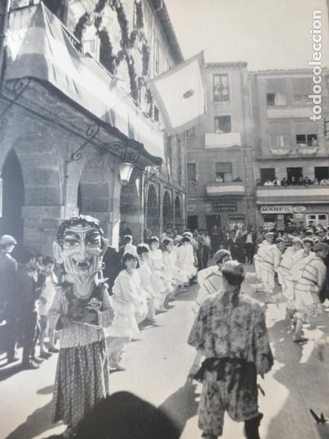 Coleccionismo: LAGUARDIA ALAVA FIESTAS DE SAN JUAN ANTIGUA LAMINA HUECOGRABADO