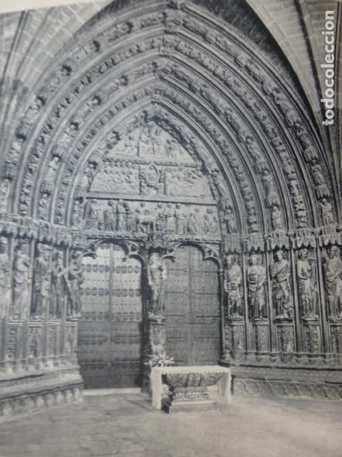 Coleccionismo: LAGUARDIA ALAVA PARROQUIA DE SANTA MARIA ANTIGUA LAMINA HUECOGRABADO