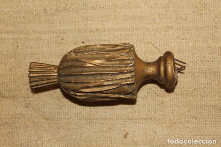 Coleccionismo: pinaculo de madera pan de oro - Foto 4