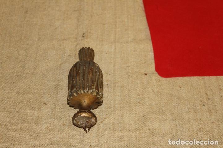 Coleccionismo: pinaculo de madera pan de oro - Foto 5