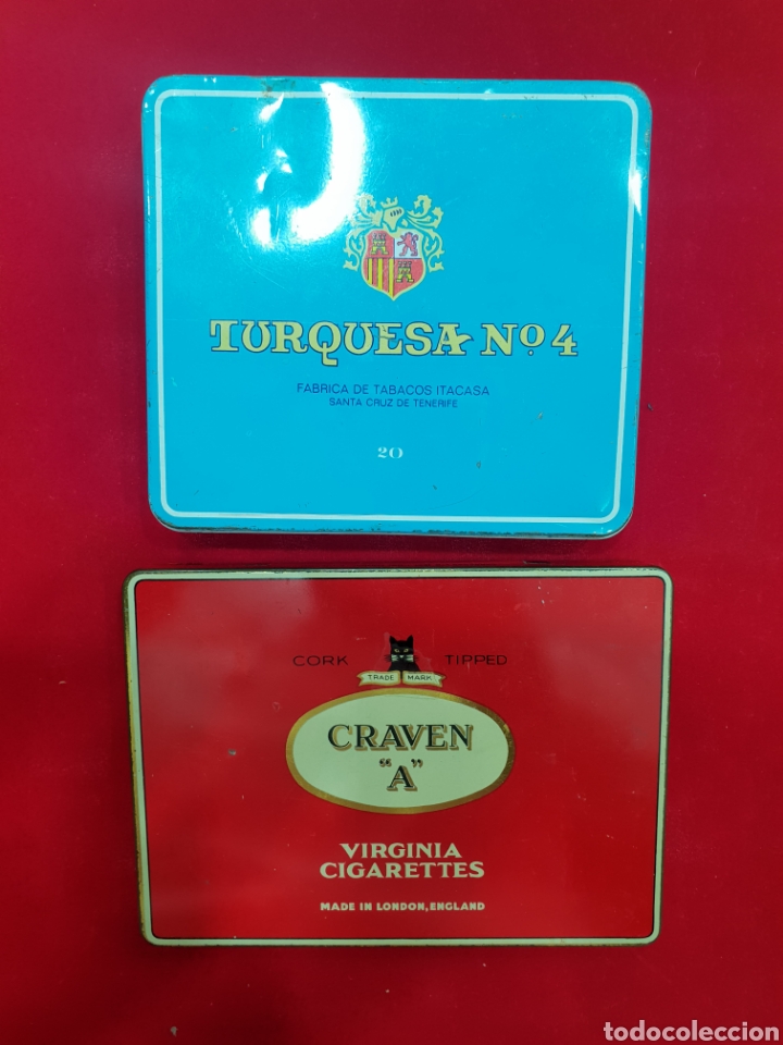 Sammeln: ANTIGUAS CAJAS METALICAS DE TABACO