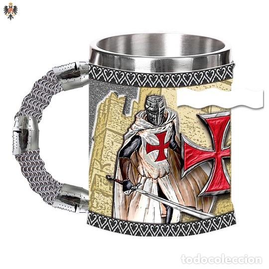 Coleccionismo: JARRA CERVEZA TEMPLARIA MEDIEVAL