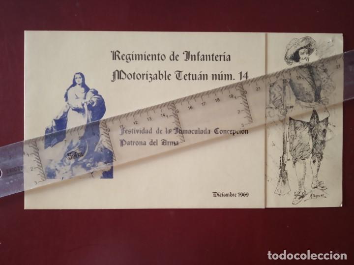 Coleccionismo: REGIMIENTO DE INFANTERIA MOTORIZABLE TETUAN N&ordm; 14 CASTELLON 1969