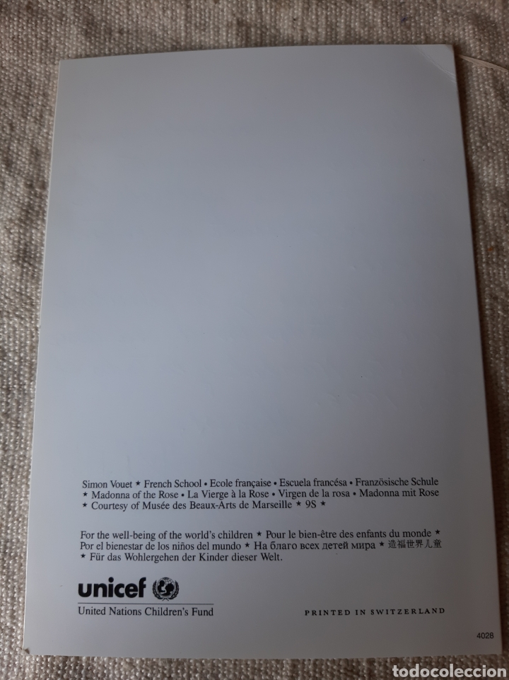 Coleccionismo: SUIZA UNICET 1996 ESCRITA - Foto 2
