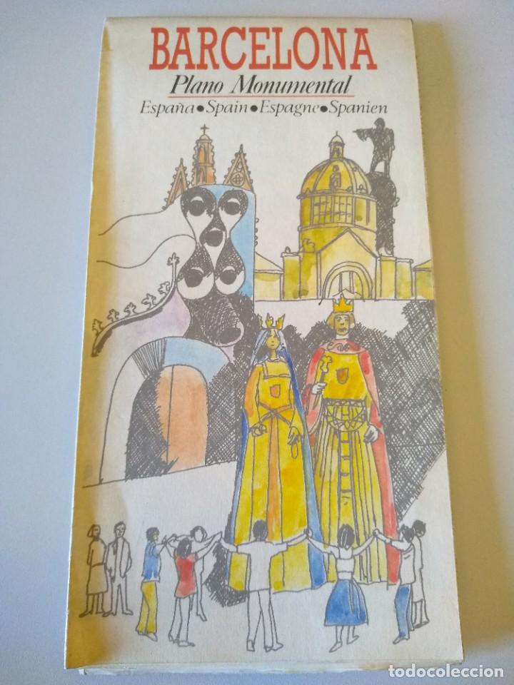 Collezionismo: PLANO MONUMENTAL BARCELONA 1989 ESTMADRA