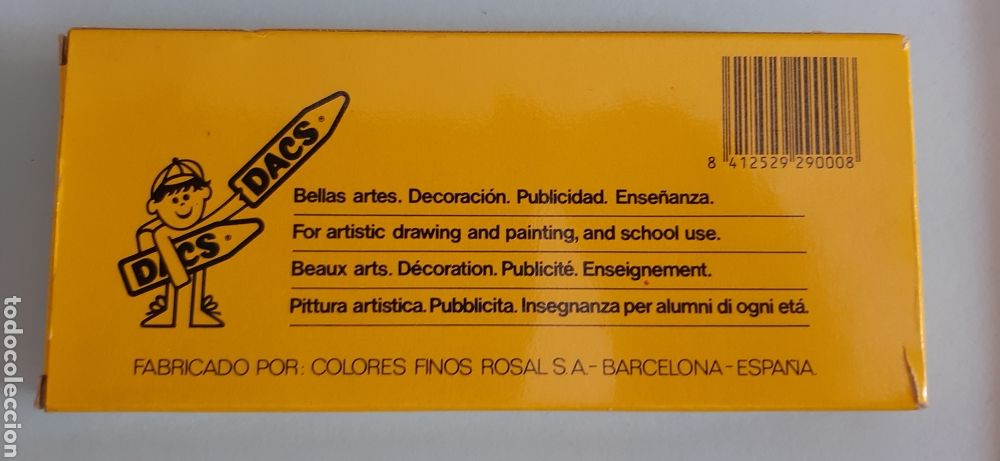 Coleccionismo: Ceras Dacs - 12 colores - Usadas - Foto 3