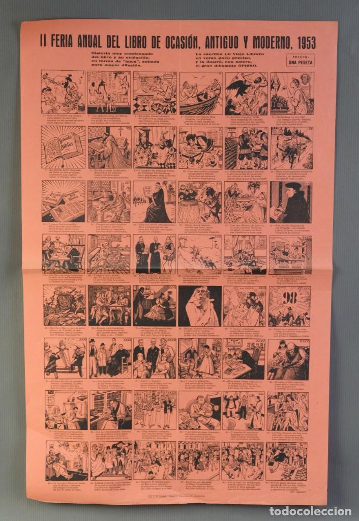 Coleccionismo: Auca/Aleluya II Feria del libro de ocasi&oacute;n, antiguo y moderno 1953